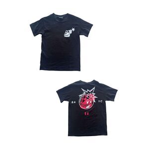 BAYC Bored Ape Yacht Club x The Hundreds‎ S Unisex Black T-Shirt NFT Streetwear